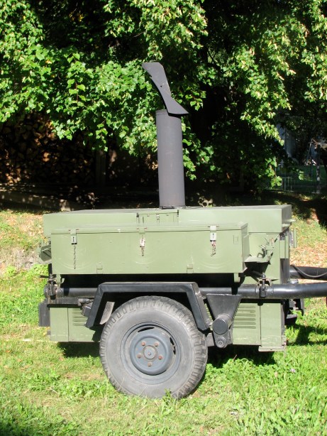Gulaschkanone (auch als Feldküche bekannt) vom Gasthof "Zur Einkehr" Weißig (bei Oßling) 
