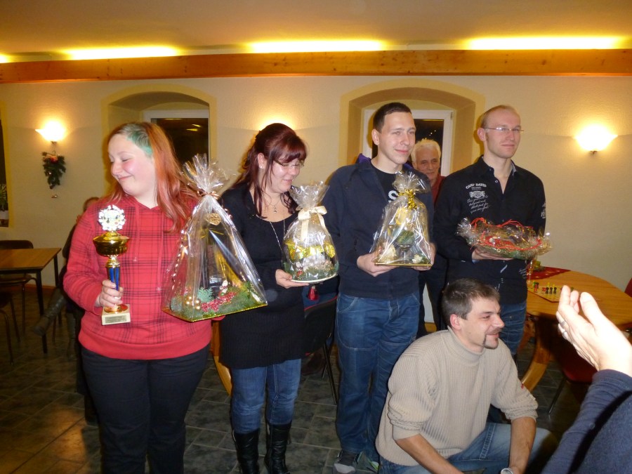 Mensch-ärgere-dich-nicht-Turnier 2012 in Weissig - Die Gewinner
